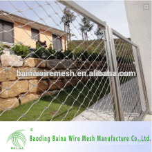 Práctico decorativo cable de acero inoxidable valla